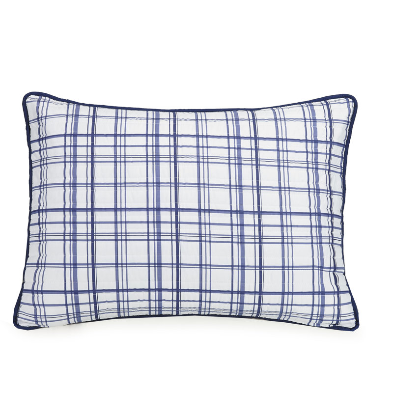 Ensemble de courtepointe réversible en microfibre Marquis, Courtepointe pour lit simple + 1 taie décorative