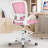 Mesh Drafting Chair with Adjustable Footrest and Lumbar Support-279025774-279025773