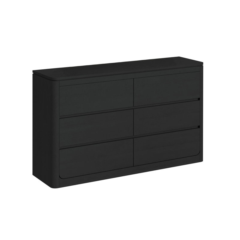 Commode Knobel en noir, Noir