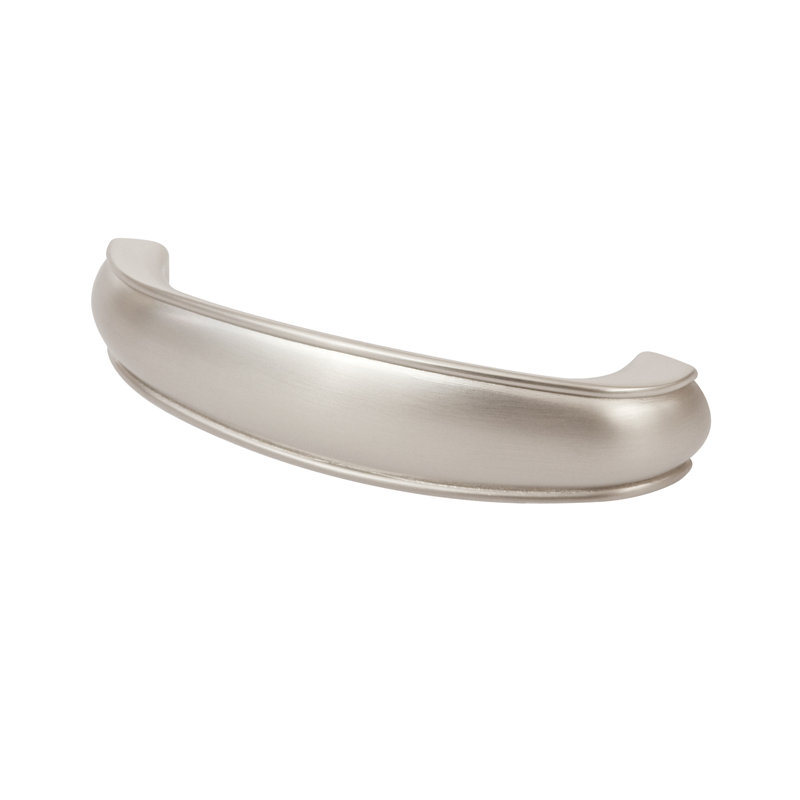 Sydney 3-1/2" Center to Center Satin Nickel Arch Drawer Pull, Satin Nickel