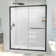 60" W x 30" D x 78" H Semi-Frameless Rectangle Shower Kit
