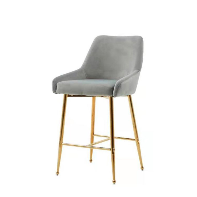 Tabouret de comptoir 25,5 po Maurilia, gris, 1