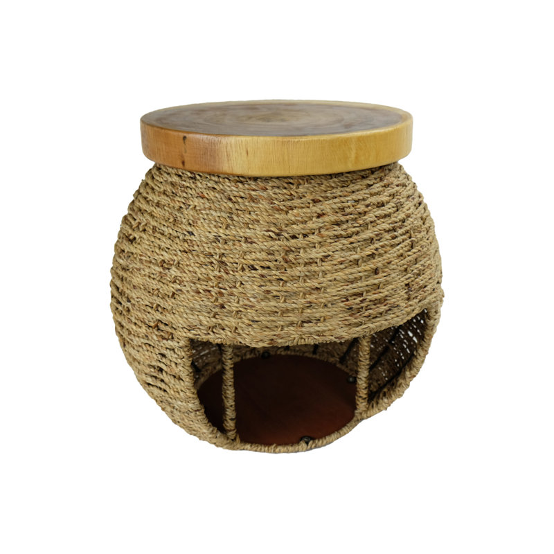 Maupin Solid Wood Accent Stool
