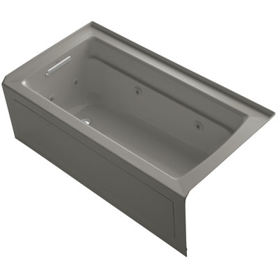 Archer® Alcove 60" L x 32" W Whirlpool Bathtub