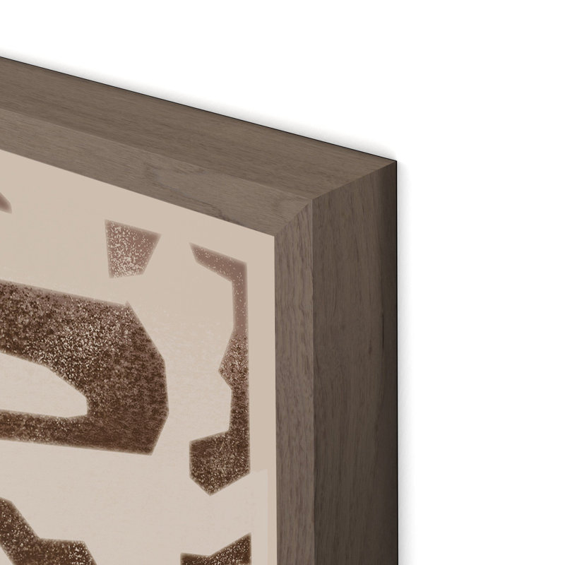 Block Sand II Print by Coup D'Esprit, 40" H x 60" W, Vertical Grain White Oak