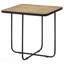 Table d'appoint avec cadre noir