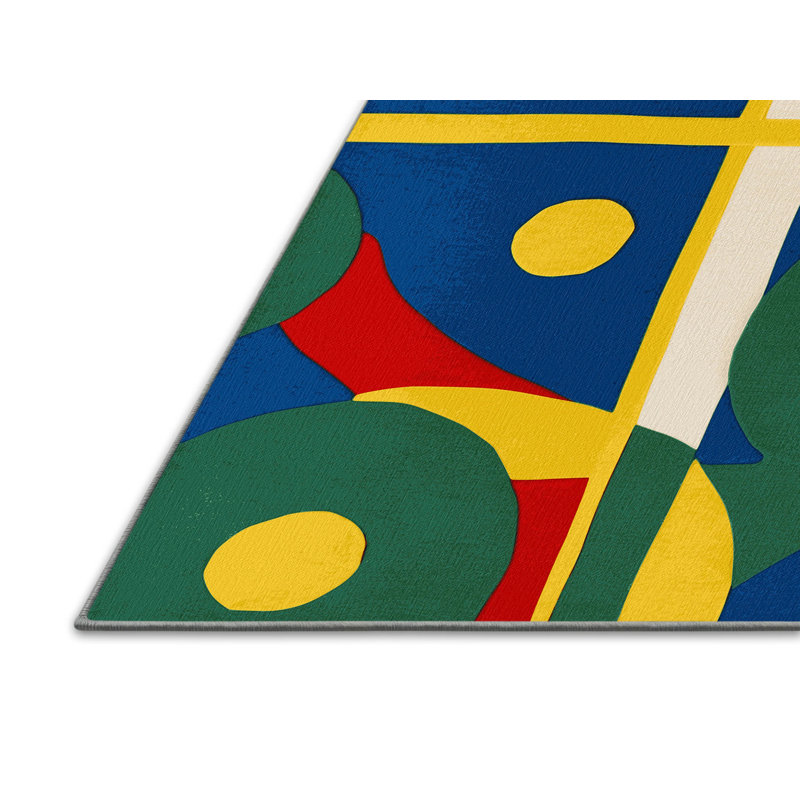 Jovial Whirl Rug, Round 3'