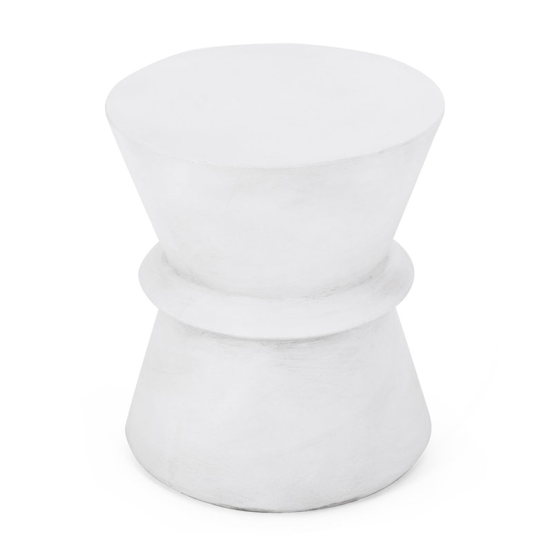 Table d'appoint d'extérieur en béton léger