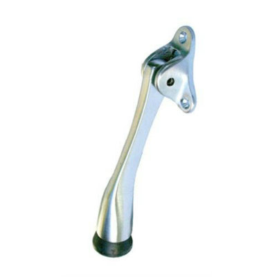 5 in. Zinc Alloy Door Holder in Brushed Chrome