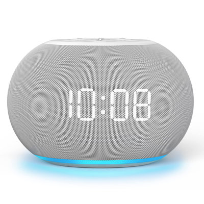 Auto-Dimmable Sound Machine Alarm Clock With Night Light, 20 Soothing Sounds, LED Digital Display, Sleep Timer, Precise Volume Control, White Noise Soother For Baby, Adults, Bedrooms