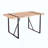 Dining Table Modern Rustic Industrial Rectangular MDF For 4-6 Person, With 1.5" Thick Engineered Wood Tabletop And Metal Legs, For Writing Deskkitchen Terrace Dining Living Room-2137013845-2137013847