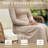 3-piece Outdoor Wicker Furniture Set, Patio Conversation Set For Garden, Balcony, Backyard-640910549-640910552