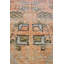 Tapis orange unique Rajasthan 9 pi 8 po x 13 pi 10 po Rajasthan