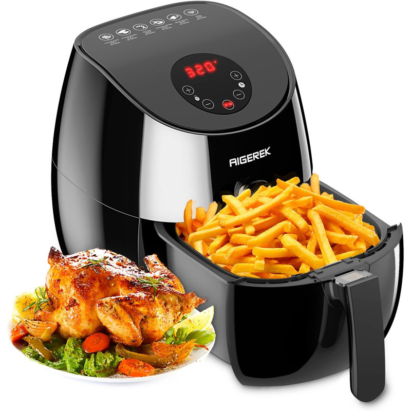 Friteuse Aigerek, écran tactile 3,2 litres avec affichage numérique