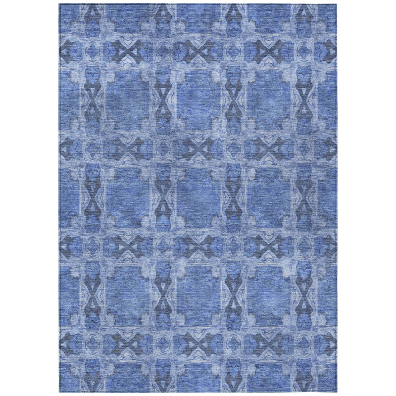 Floral Indoor / Outdoor Rug, Rectangle 8' x 10'