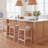 Velga Solid Wood Upholstered Counter Stool-1908621503