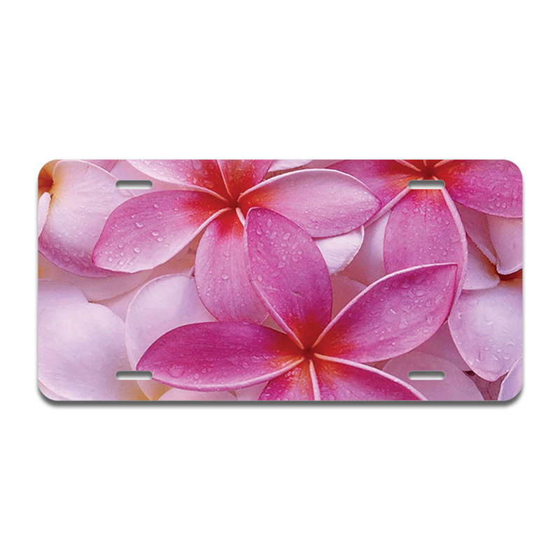 Cadre en aluminium avec fleurs