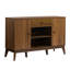 119cm Walnut Sideboard with Fluted Doors and Drawer