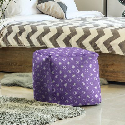 Upholstered Polyester Blend Cube