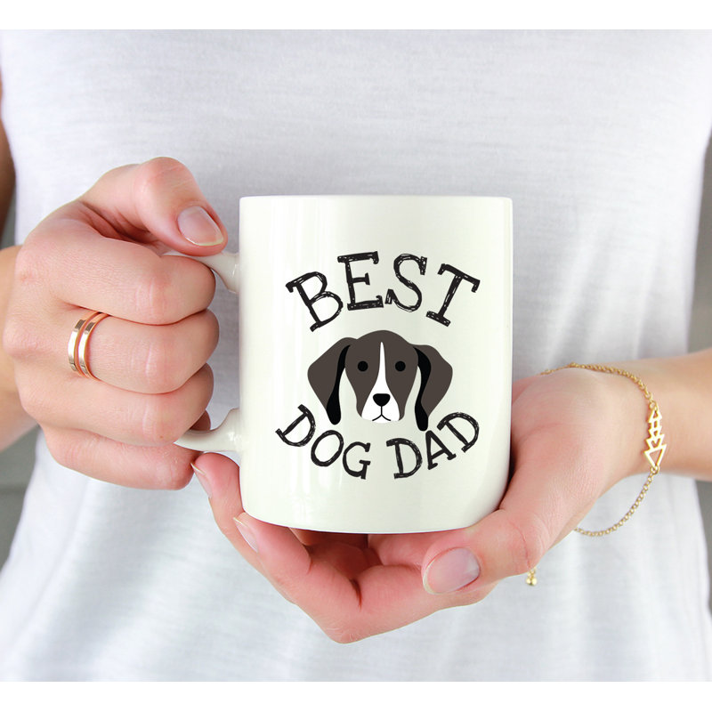 Tasse à café Best Dog Dad, Pointeur