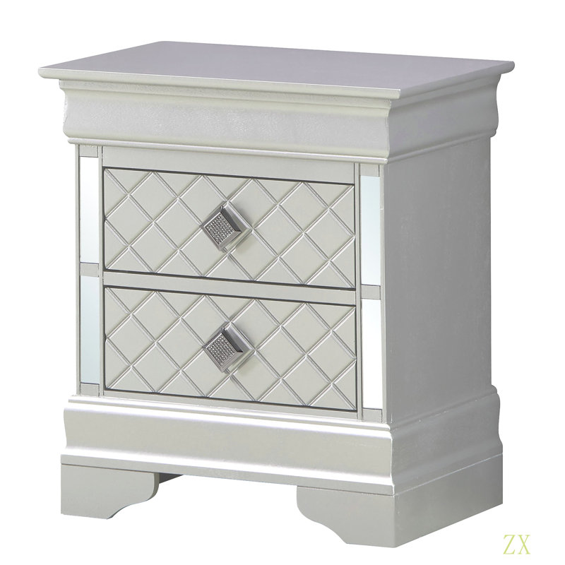 Table de chevet élégante, Gris
