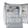 300 Series Bosch 36" Counter Depth 20.8 cu. ft. Smart ENERGY STAR French Door Refrigerator with Flex Bar