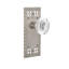 Craftsman Plate with Crystal Egg & Dart Knob-385125020