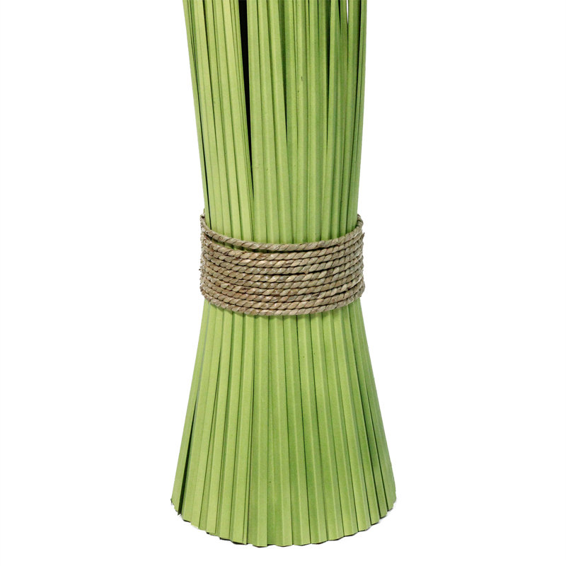 Green Artificial Onion Grass Bundle with Jute Rope - 37.75"
