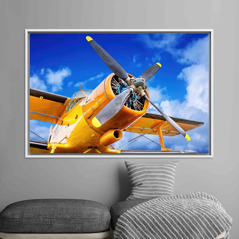 Print on Canvas, 50 cm H x 70 cm W, White, Framed Print without Mat