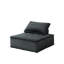 Canapé modulaire en velours noir 80 pièces 3 pièces-1676209004