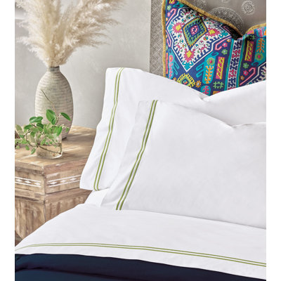Ensemble de draps en percale 100% coton 200 fils Enzo
