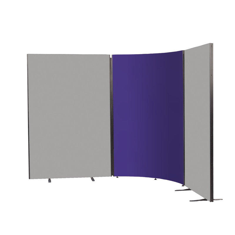 Wood Partition, 122.5cm H x 100cm W x 3cm D, Purple