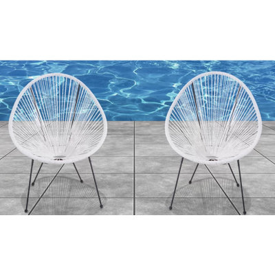 Chaise de patio Sawin Papasan