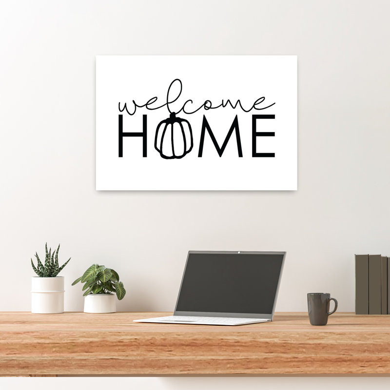 Welcome Home, art contemporain en architecture, H 24 po x l 16 po