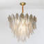 Lustre en cristal à intensité variable Mid-Century 9 lumières