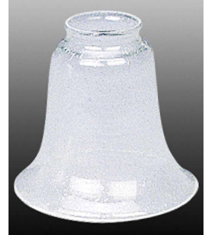 Volume Lighting H 4,75 po x l 5 po Cloche en verre et ventilateur de plafond avec abat-jour