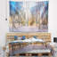 Tapisserie en polyester «Winter at Mariinsky Gardens» avec accessoires de suspension inclus-28500681