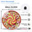 Horloge murale en verre 12 po