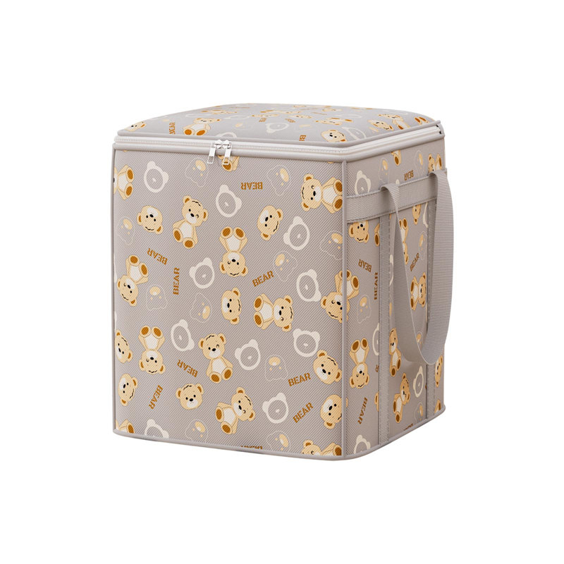 Heavy Duty Storage Bag With Reinforced Carrying Handles Oversized Clothing Quilt Storage Bag Moving Packing Bag Thickened Double Zipper Saves Travel Space