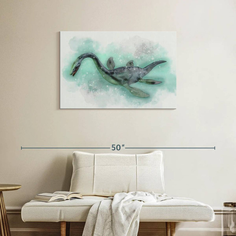 Brampt Mythic Loch Ness Monster, 24" H x 36" W
