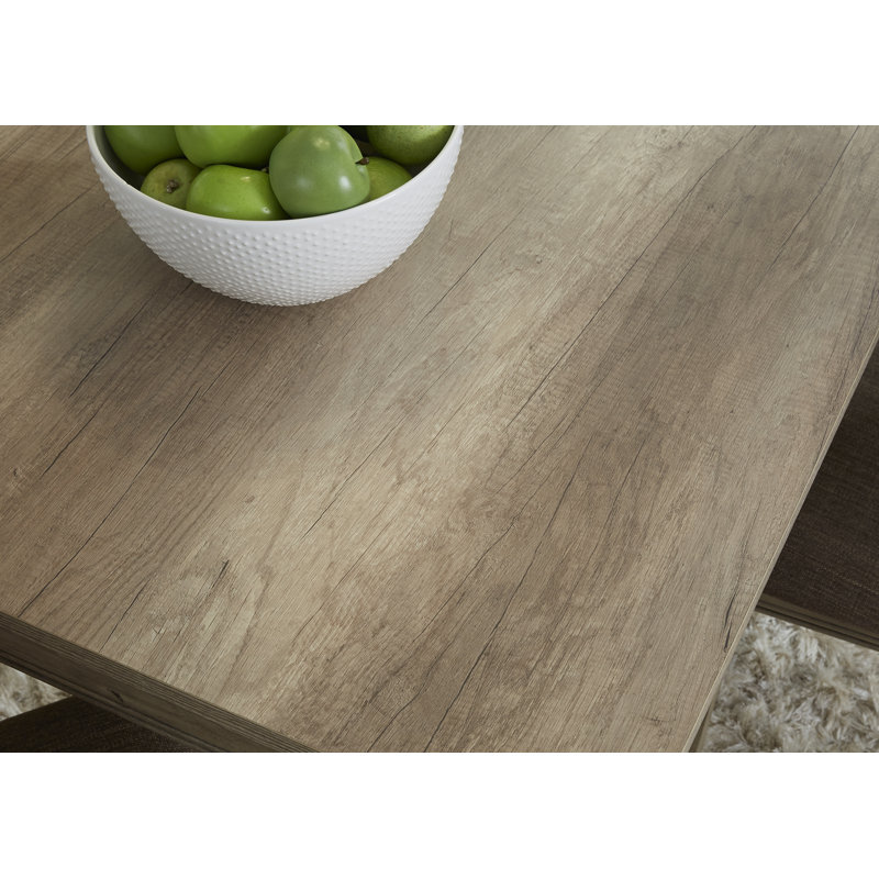 Eleora 72" Rectangular Dining Table Set w/ 4 Upholstered Chairs & Server, 30" H x 72" W x 36" D