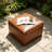 Orrey PU Leather Upholstered Ottoman-947776268