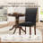 Upholstered Dining Side Chair with High Back and Nailhead Trim, Solid Wood Legs, Modern Parsons for Dining Room-1297595807