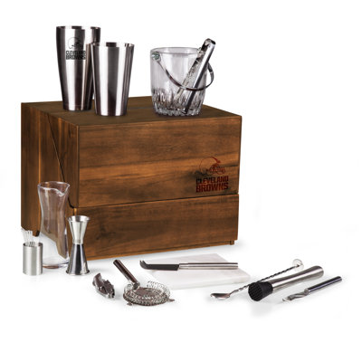 Madison Wood Bar Tool Set