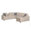 Canapé modulaire multifonctionnel en forme de L avec porte-gobelets intégrés, compartiments de rangement cachés et sièges convertibles-395156679