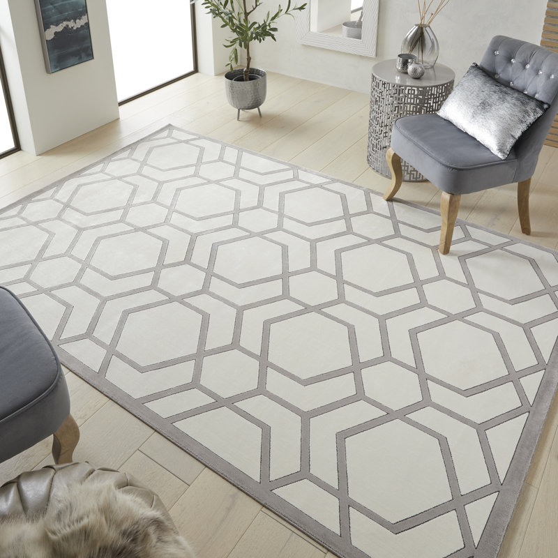 Kamanda Geometric Area Rug, Rectangle 120 x 180cm