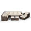 Yancey 5 Seater Rattan Corner Sofa Set