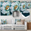 Radiant Symphony Of Peony On Emerald I - Floral, décoration murale en métal, impression pivoine-1970391473