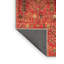 Tapis en laine / polyester tissé à la machine Southwestern en beige / rouge / noir-1650858067