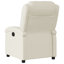 Fauteuil de massage inclinable électrique en similicuir-1715265031